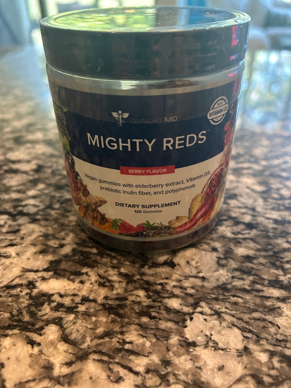 Mighty Reds Berry Flavor Gummies